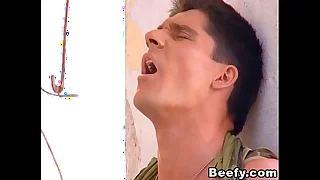 Unselfish Military Gay Alfresco Fuck