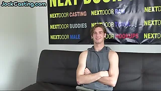 Hairy gay stud loves solo masturbating in a little while he is alone