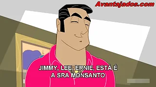 Pasquinade Gay O Homem knock off Rabudo no Surub&atilde;o