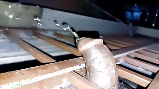 Tiny clitty yellow-belly handfree cum&comma; orgasm and pee